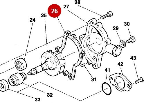 Retén de aceite de horquilla de diámetro 43 - Ducati