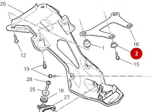 Espaciador NUEVO - Ducati