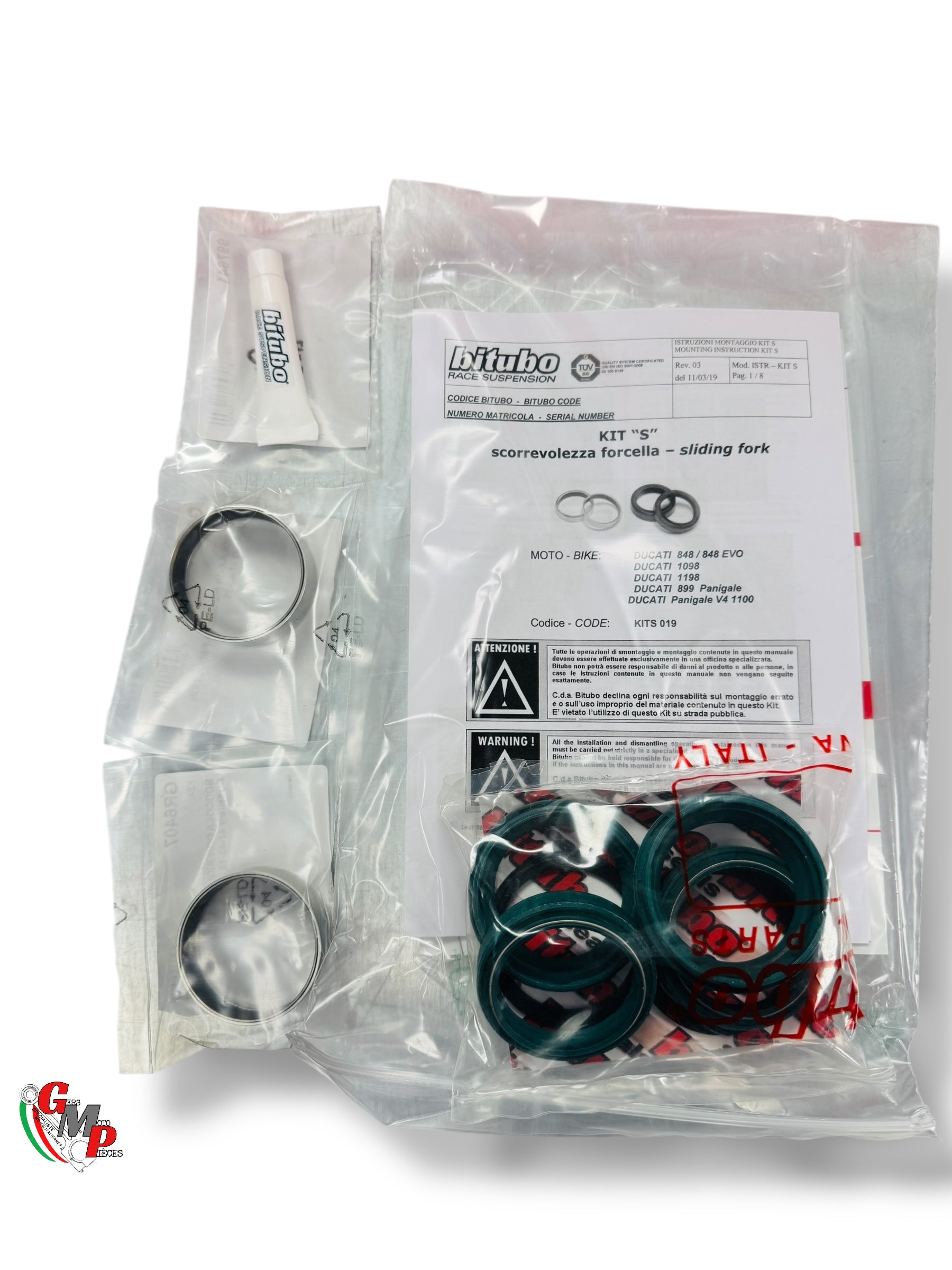 KIt reconditionnement Racing fourche NEUF - Ducati