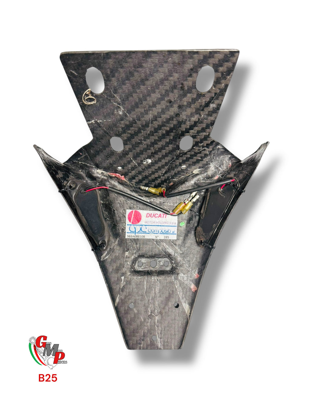 Nuevo portamatrículas de carbono - Ducati