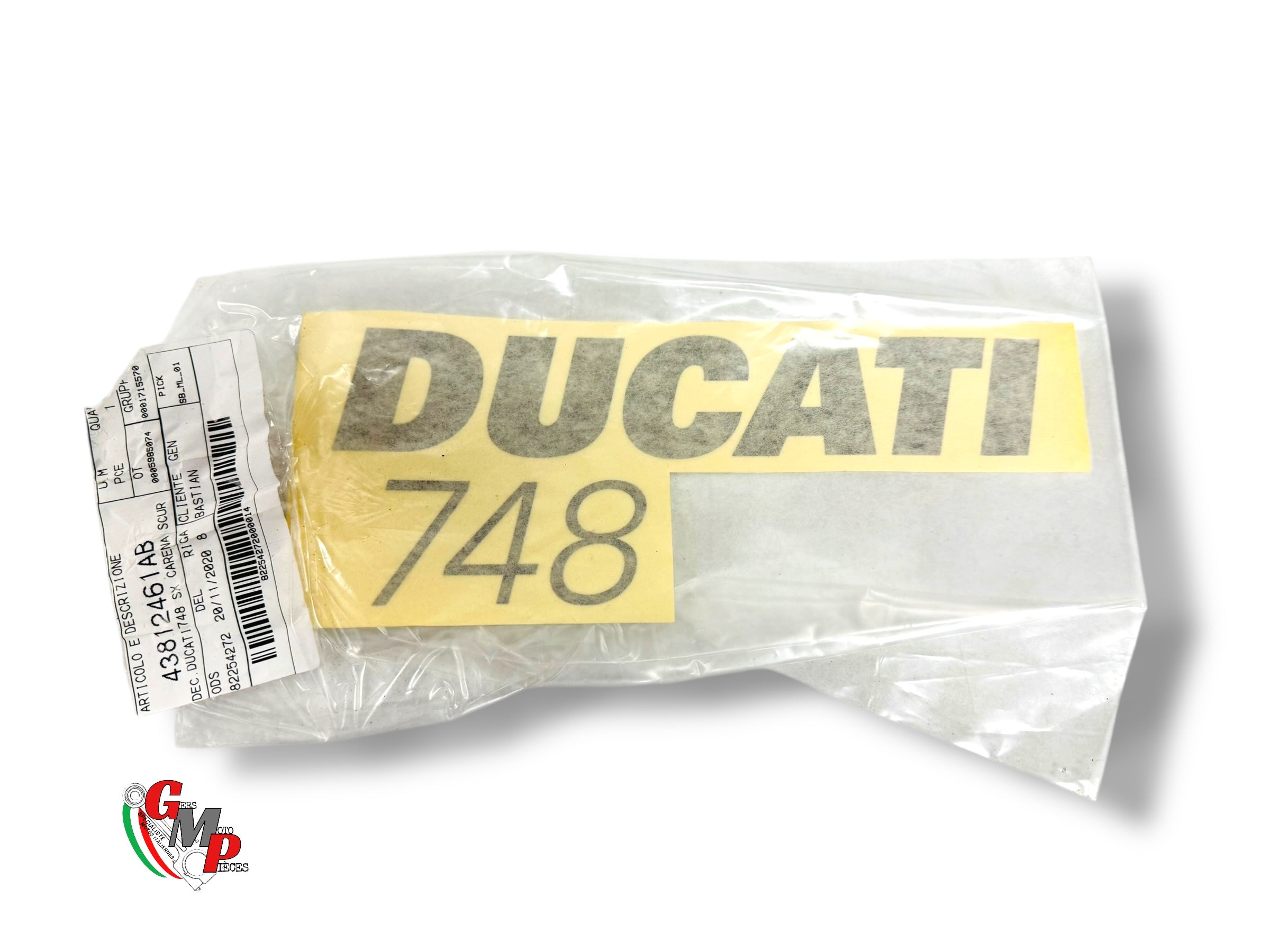 Nueva pegatina Desmoquattro - Ducati