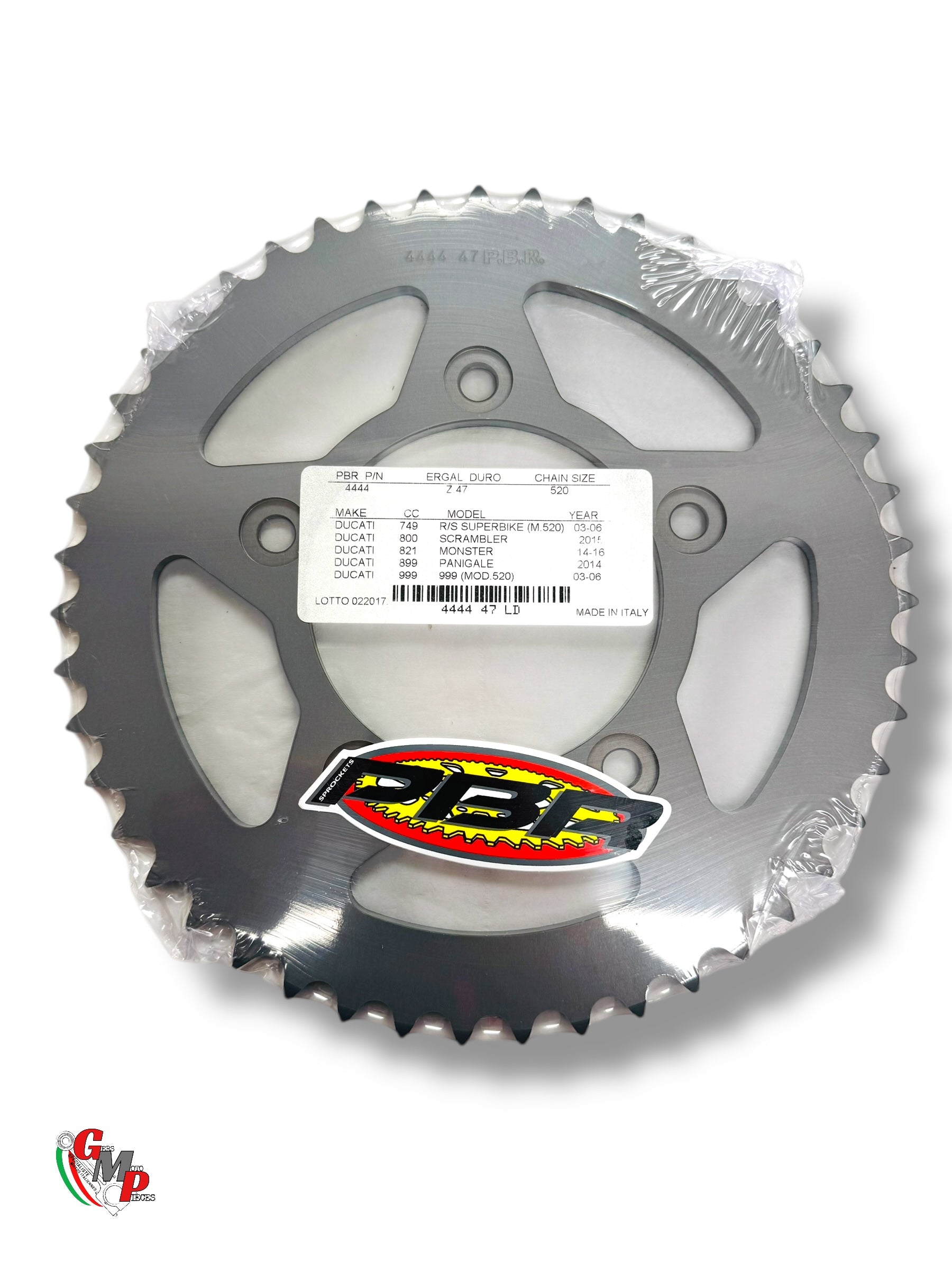 Couronne 47 dents Ergal PBR NEUVE - Ducati