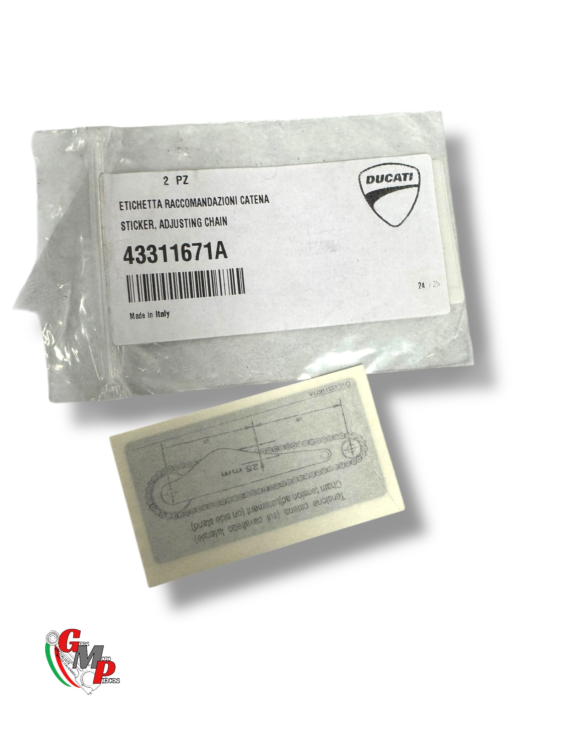 Nueva pegatina Desmoquattro - Ducati