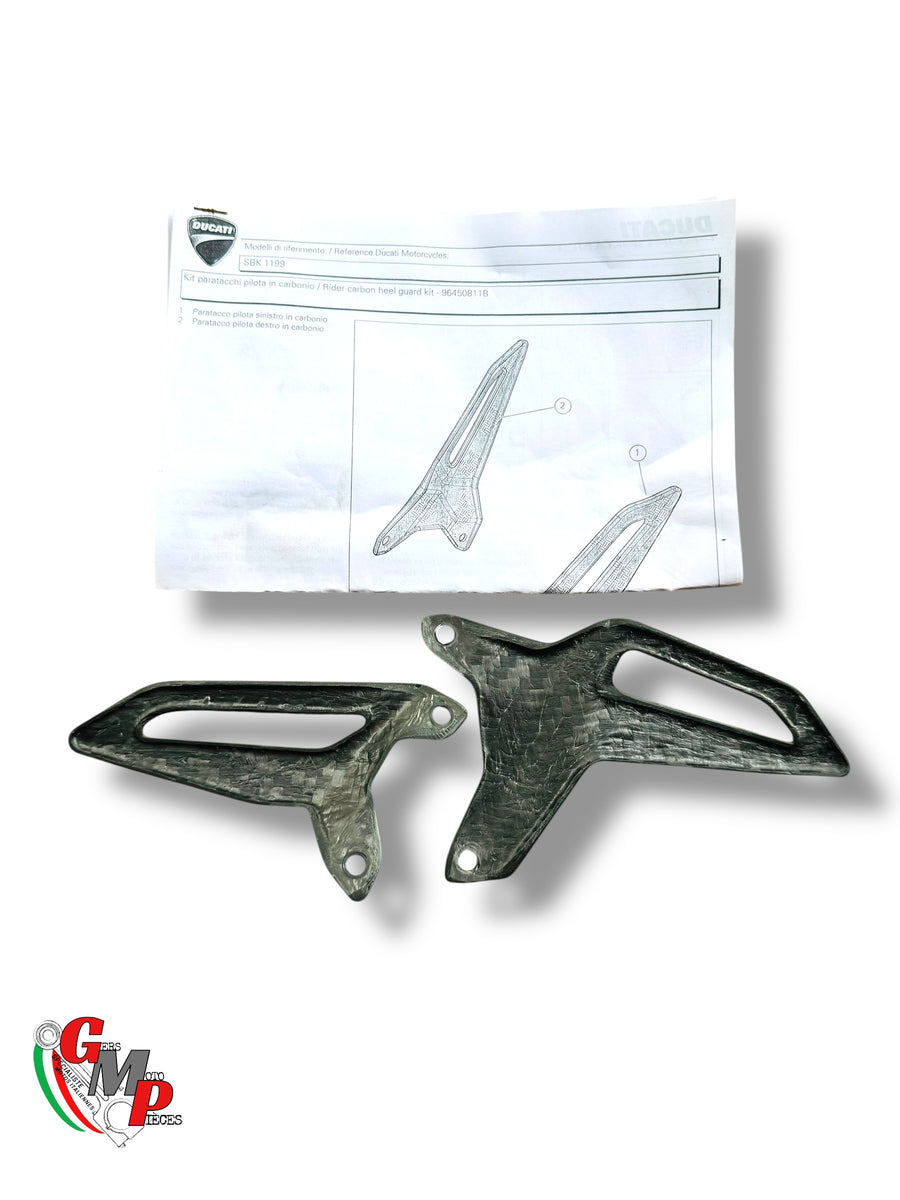 Protector de talón izquierdo de carbono DP - Ducati
