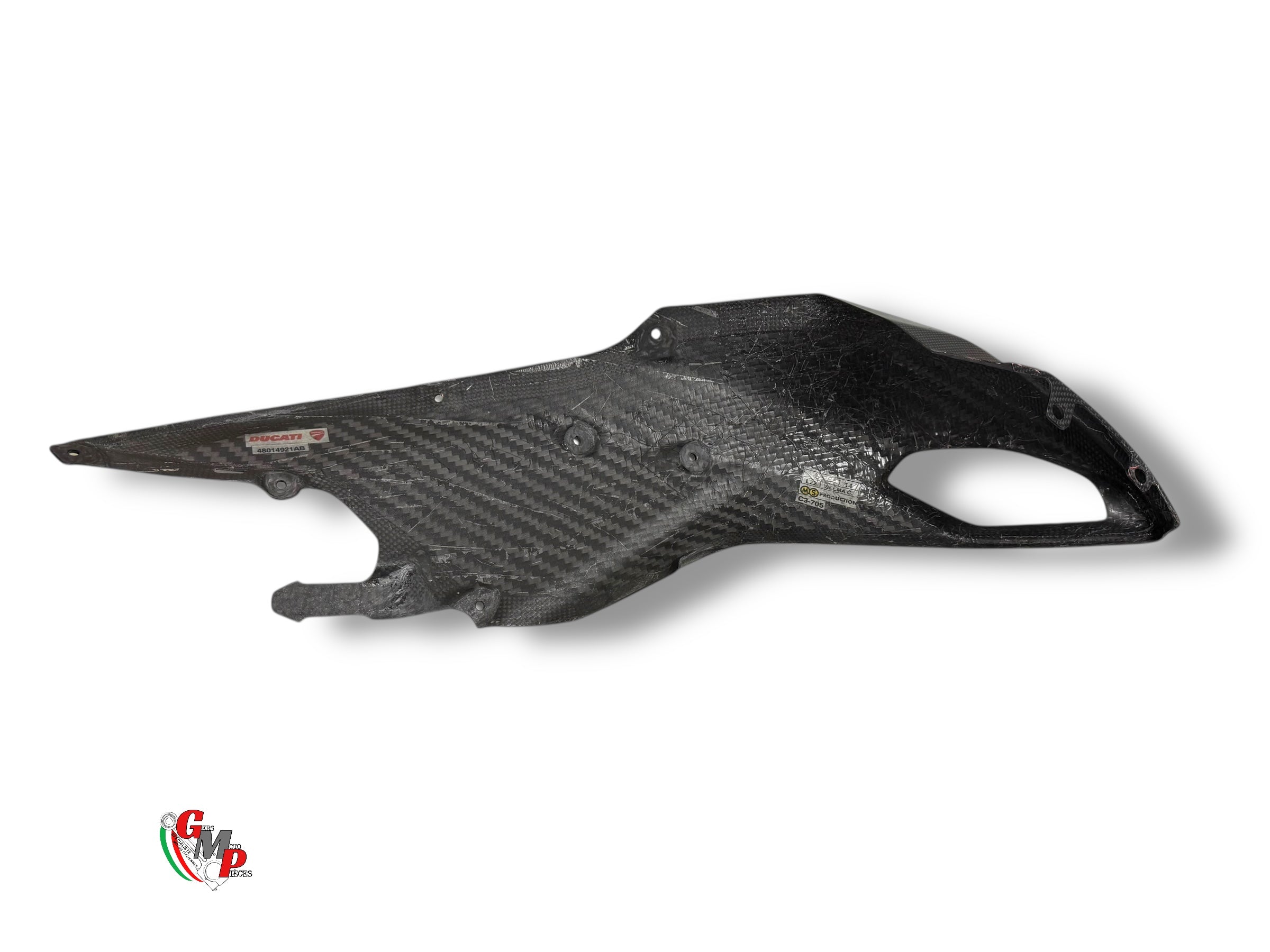 Conducto de entrada de aire de carbono izquierdo Ducati Performance - Ducati