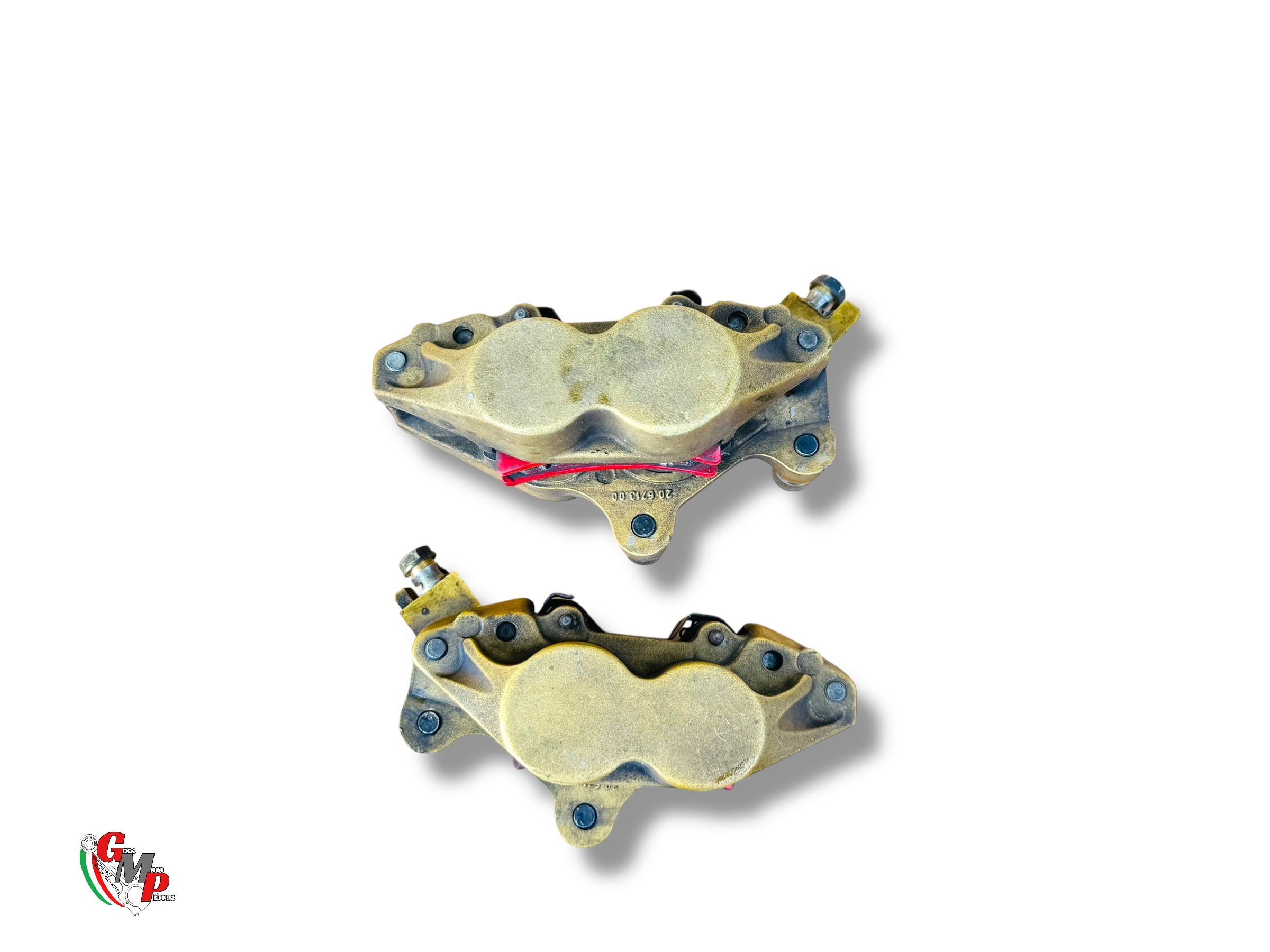Par de pinzas Brembo P4 34/0 con distancia entre ejes de 65 mm - Ducati M 1000 400 620 750 800 900 ST2 ST4 SBK 748 916 SS 1000 750 80 900 bocina final