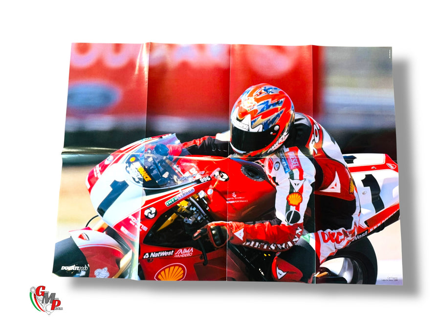 Póster ORIGINAL NUEVO Ducati - Foggy - Carl Fogarty