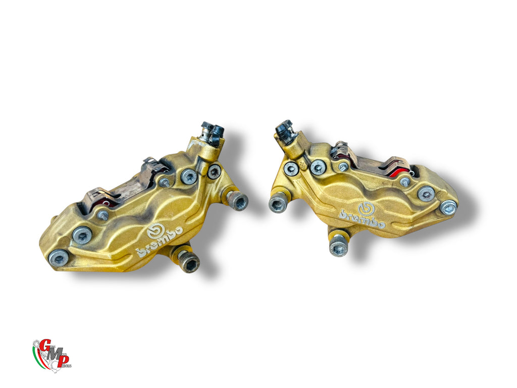 Par de pinzas Brembo P4 34/0 con distancia entre ejes de 65 mm - Ducati M 1000 400 620 750 800 900 ST2 ST4 SBK 748 916 SS 1000 750 80 900 bocina final