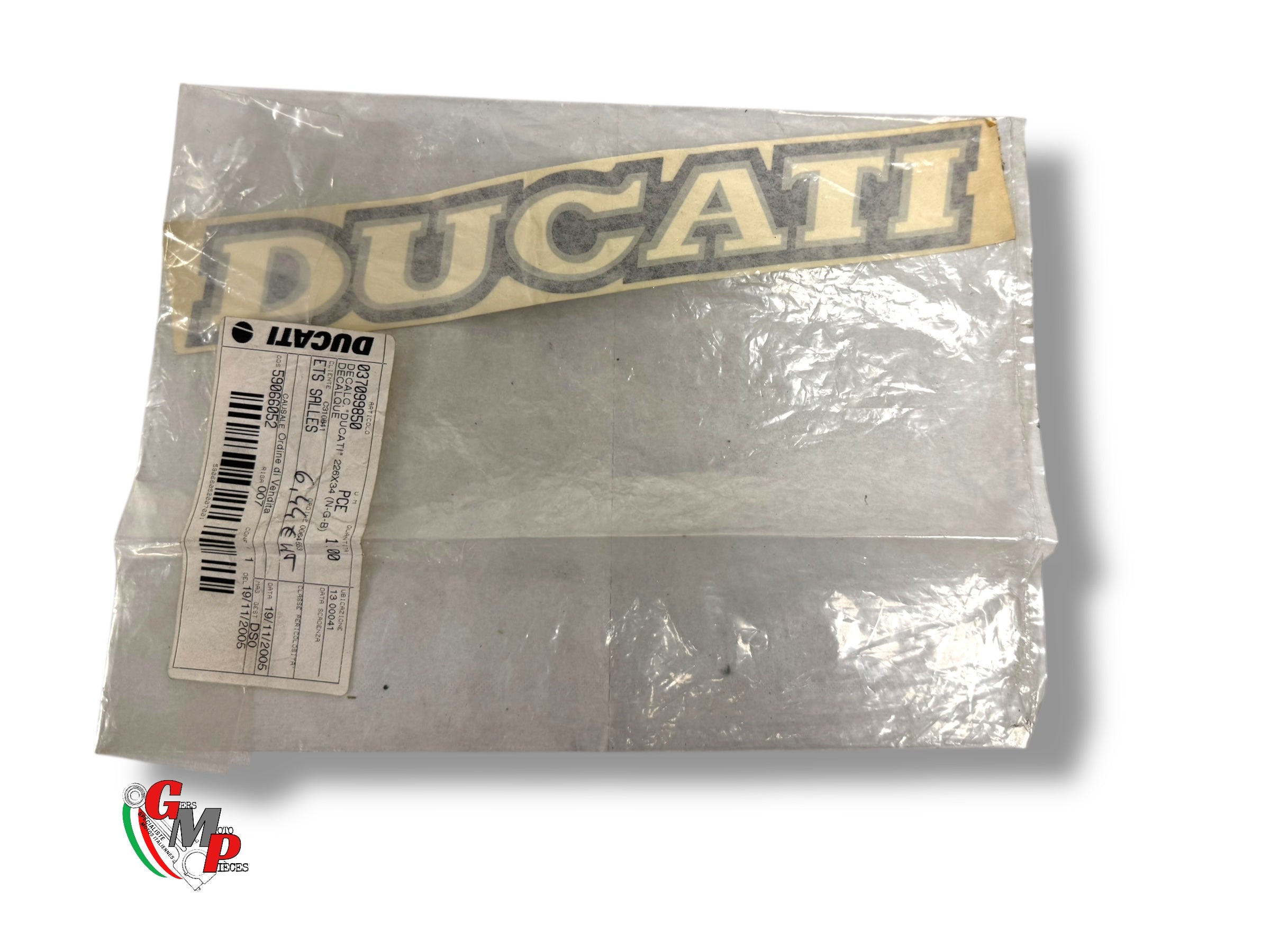 Nueva pegatina Desmoquattro - Ducati