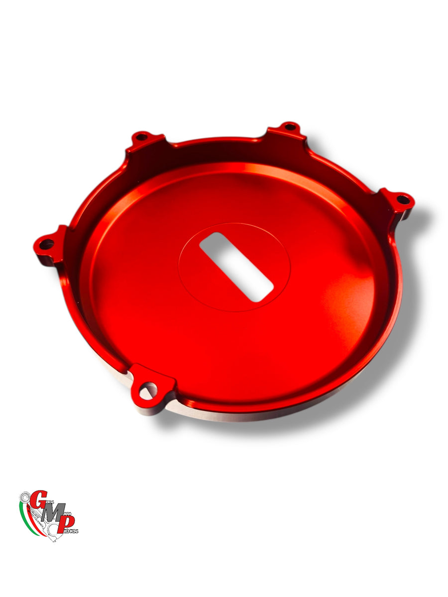 Tapa de cárter de motor embrague STM roja NUEVA - Ducati
