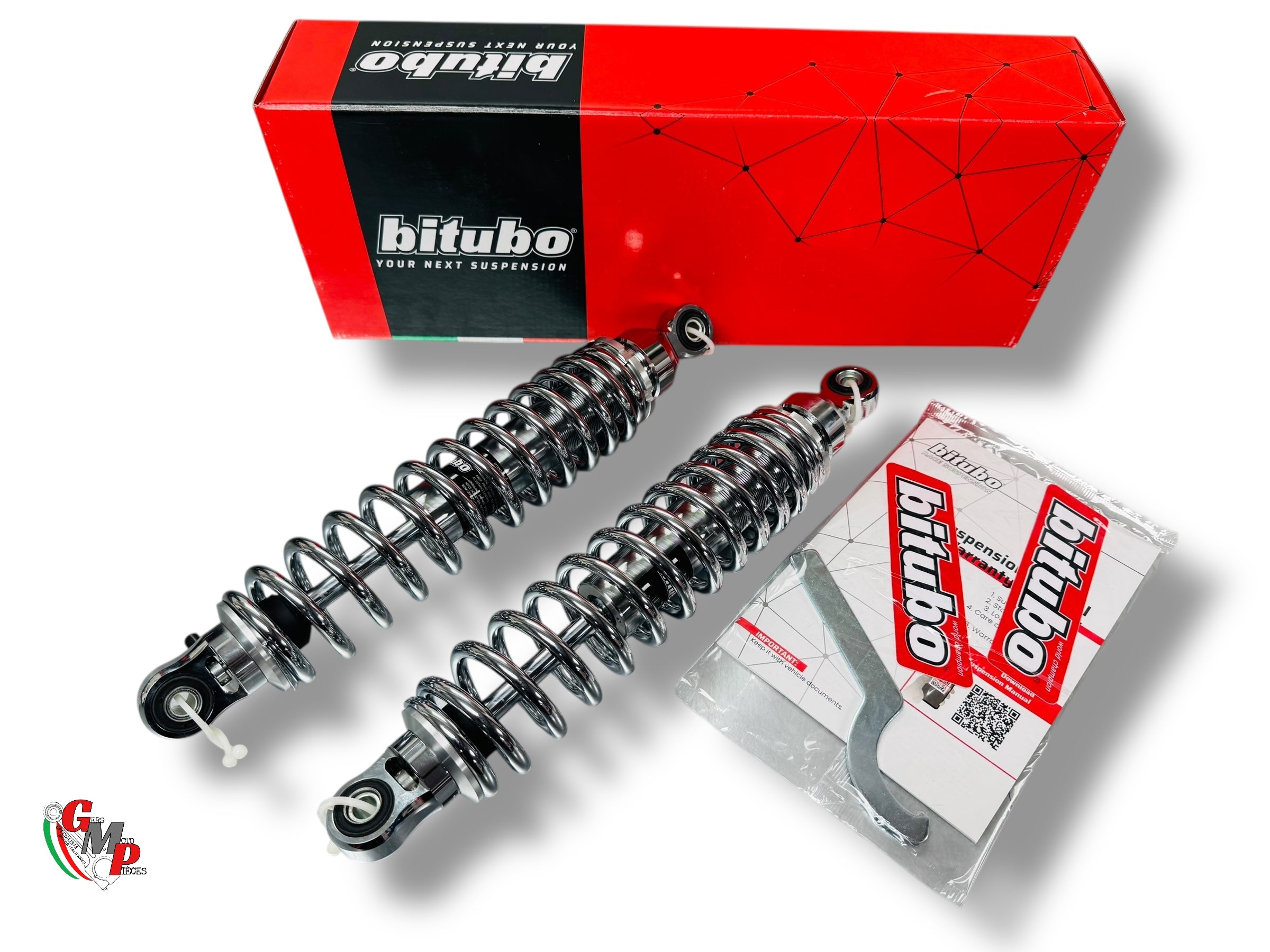 Amortisseur arrière BITUBO WME03 Chromé - Ducati 900 MHR 1979 - 1984