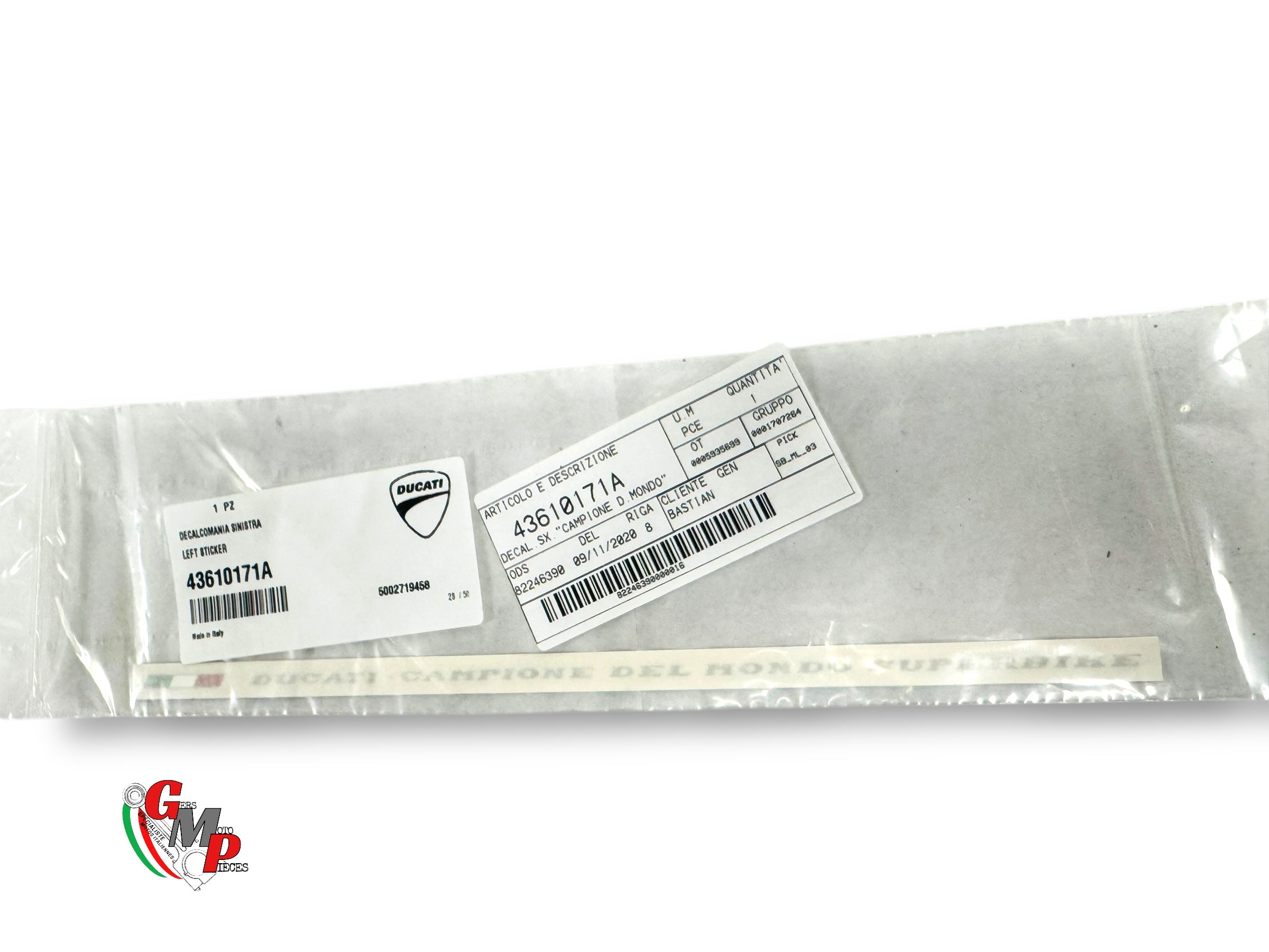 Nueva pegatina Desmoquattro - Ducati