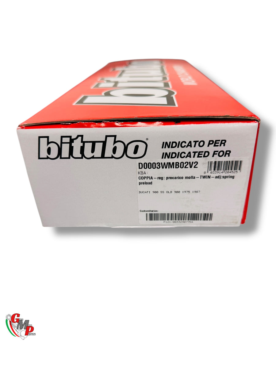 Amortiguador trasero BITUBO WMB02 Negro NUEVO - Ducati 900 Darmah / 900 Supersport distribución cónica