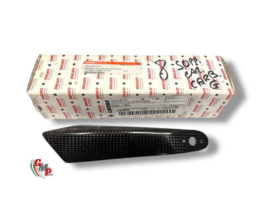 Soporte carenado delantero izquierdo Racing carbono NUEVO - Ducati Superbike 916R 748RS 996RS 998RS