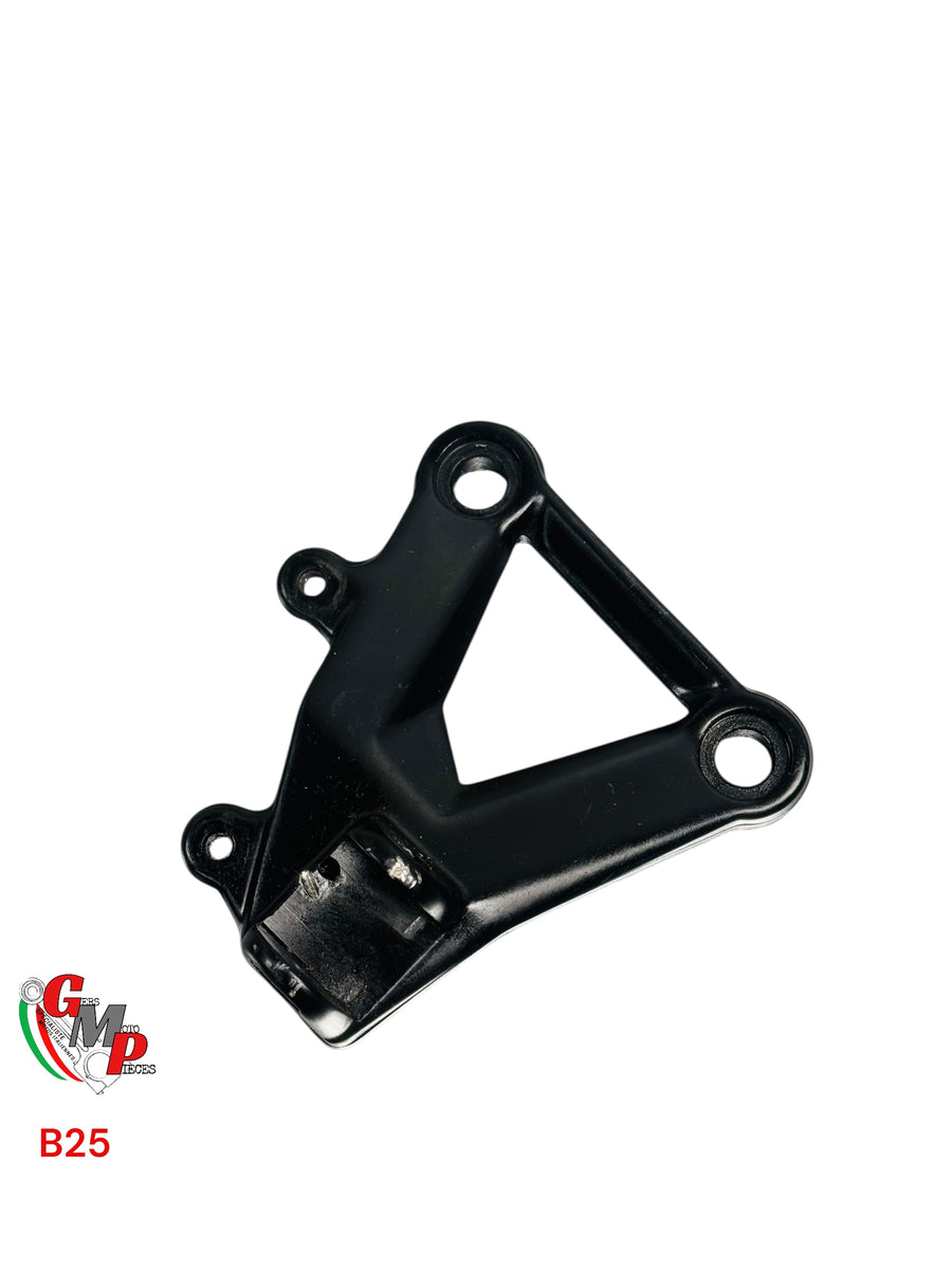 Placa de reposapiés derecha negra - Ducati