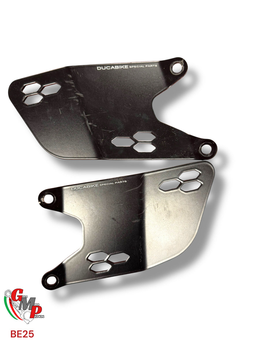 Protector de talón de aluminio mecanizado - Ducati