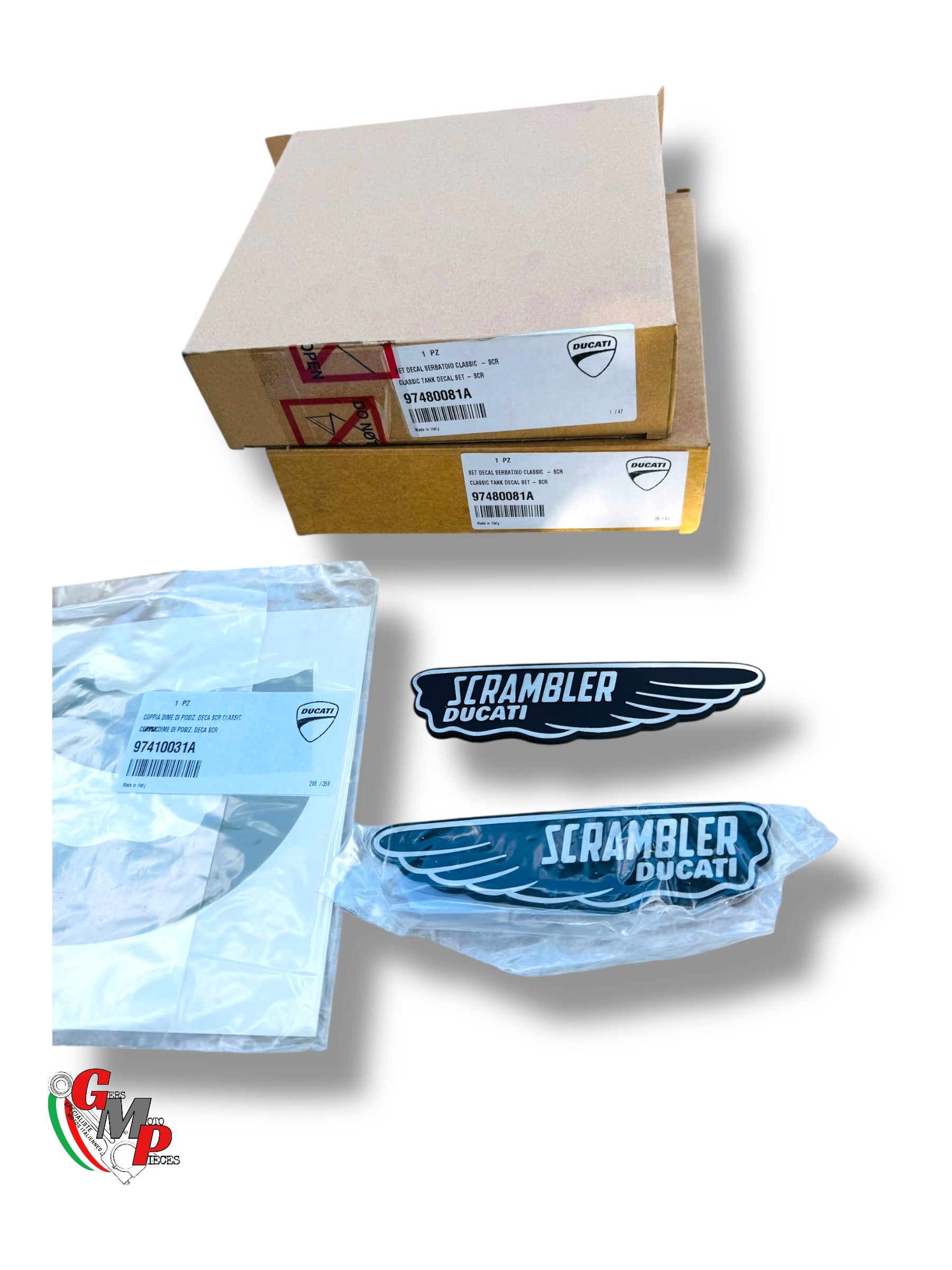 Ensemble logo Scrambler NEUF - Ducati Performance