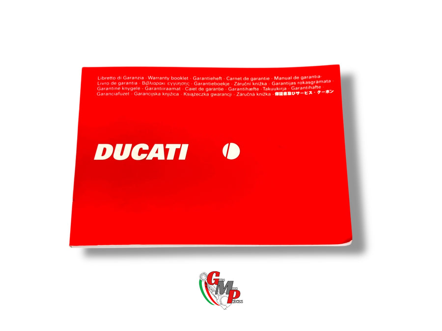 Libreta de garantía - Ducati Todos los modelos