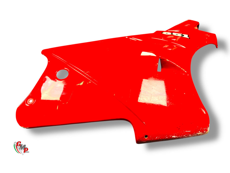 Panel lateral derecho del carenado rojo original - Ducati