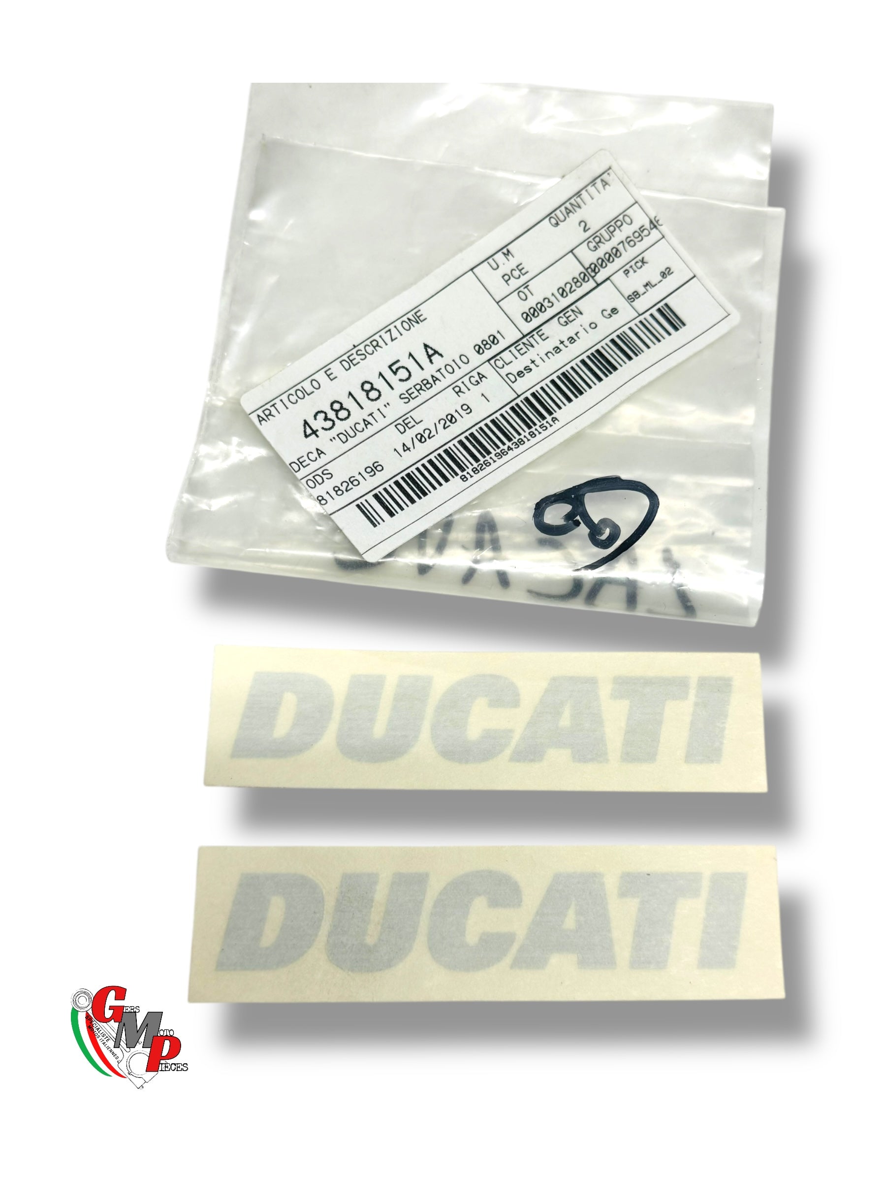 Nueva pegatina Desmoquattro - Ducati