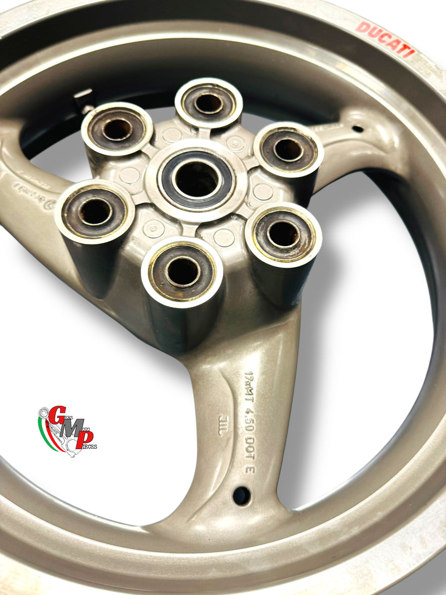 Llanta de rueda trasera 4,5'' eje de rueda grande - Ducati