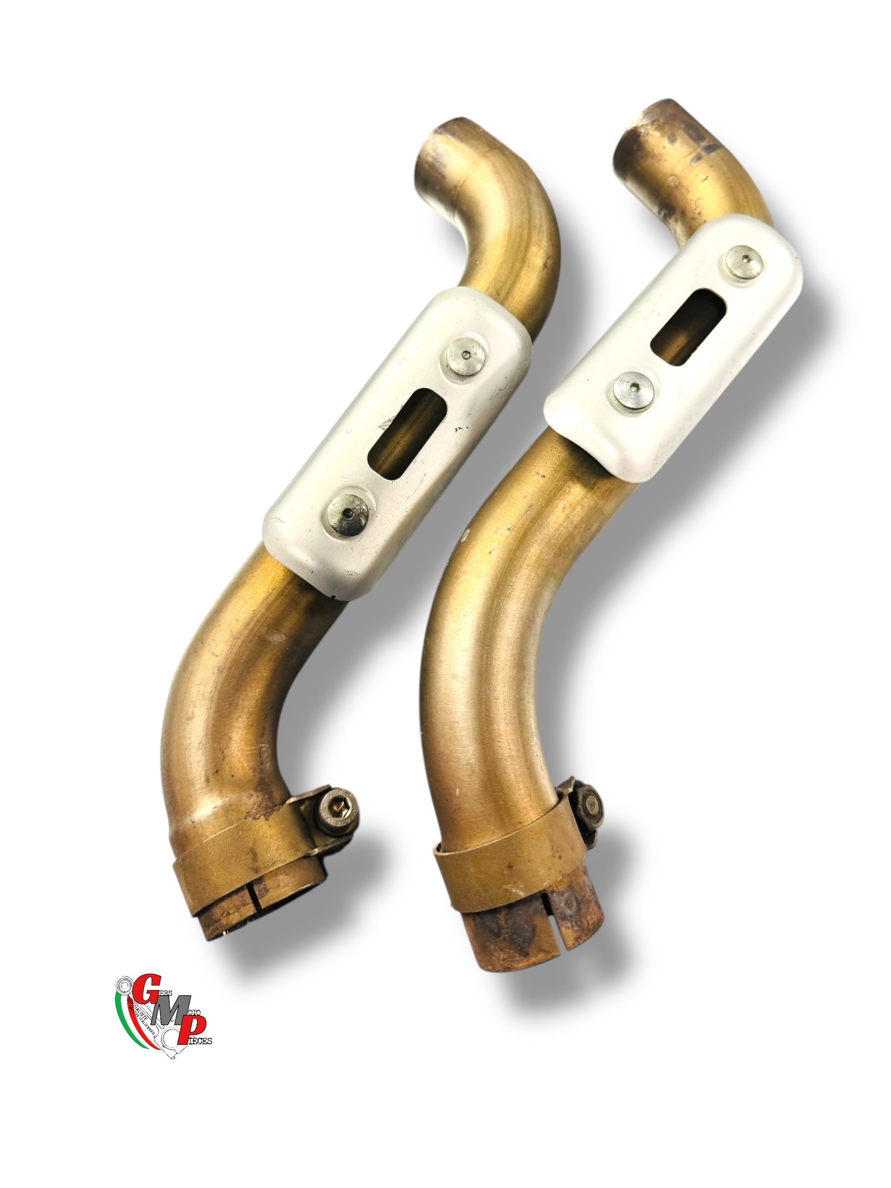 Paire de collecteurs échappement intermédiare - Ducati