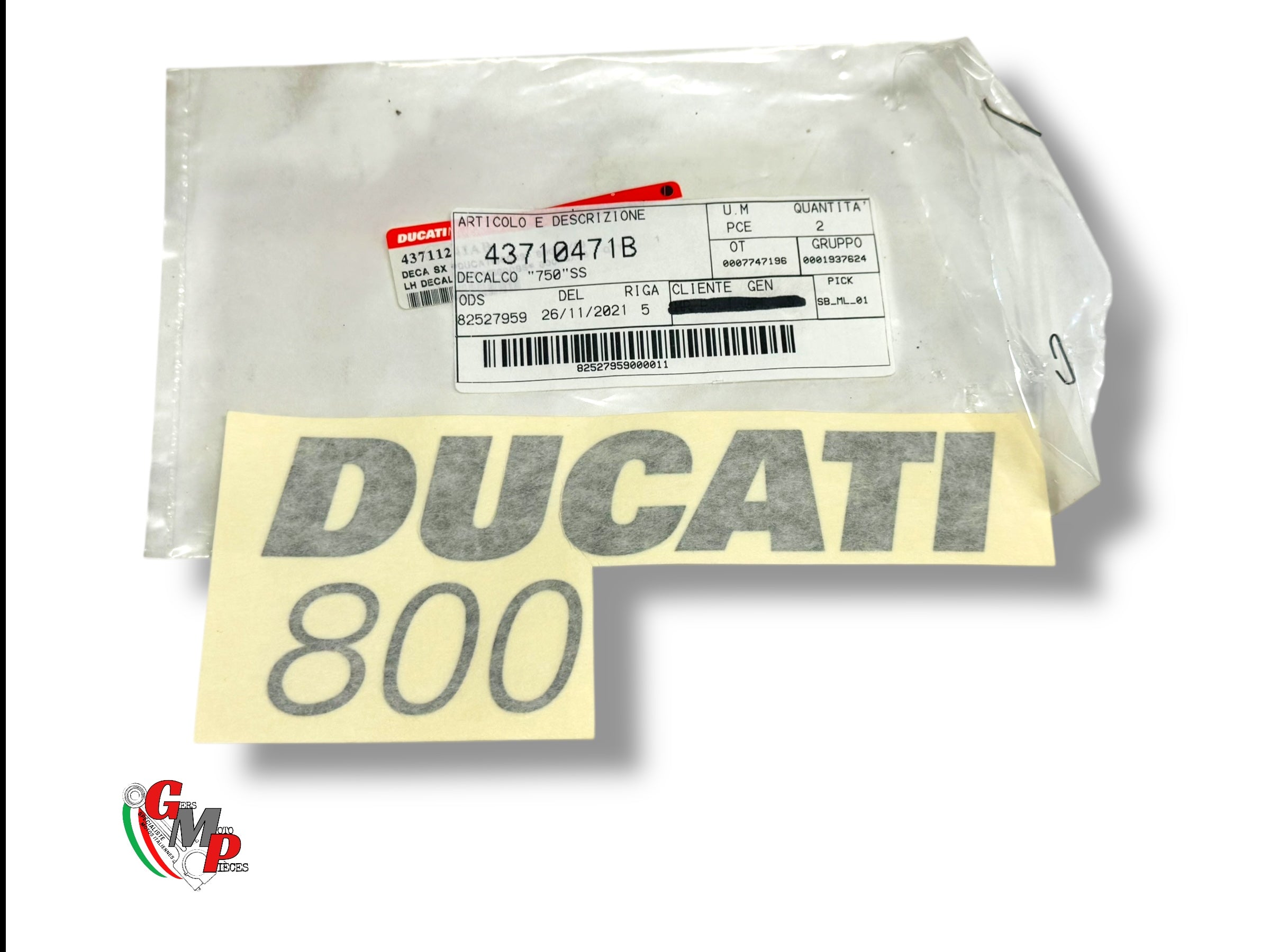 Nueva pegatina Desmoquattro - Ducati