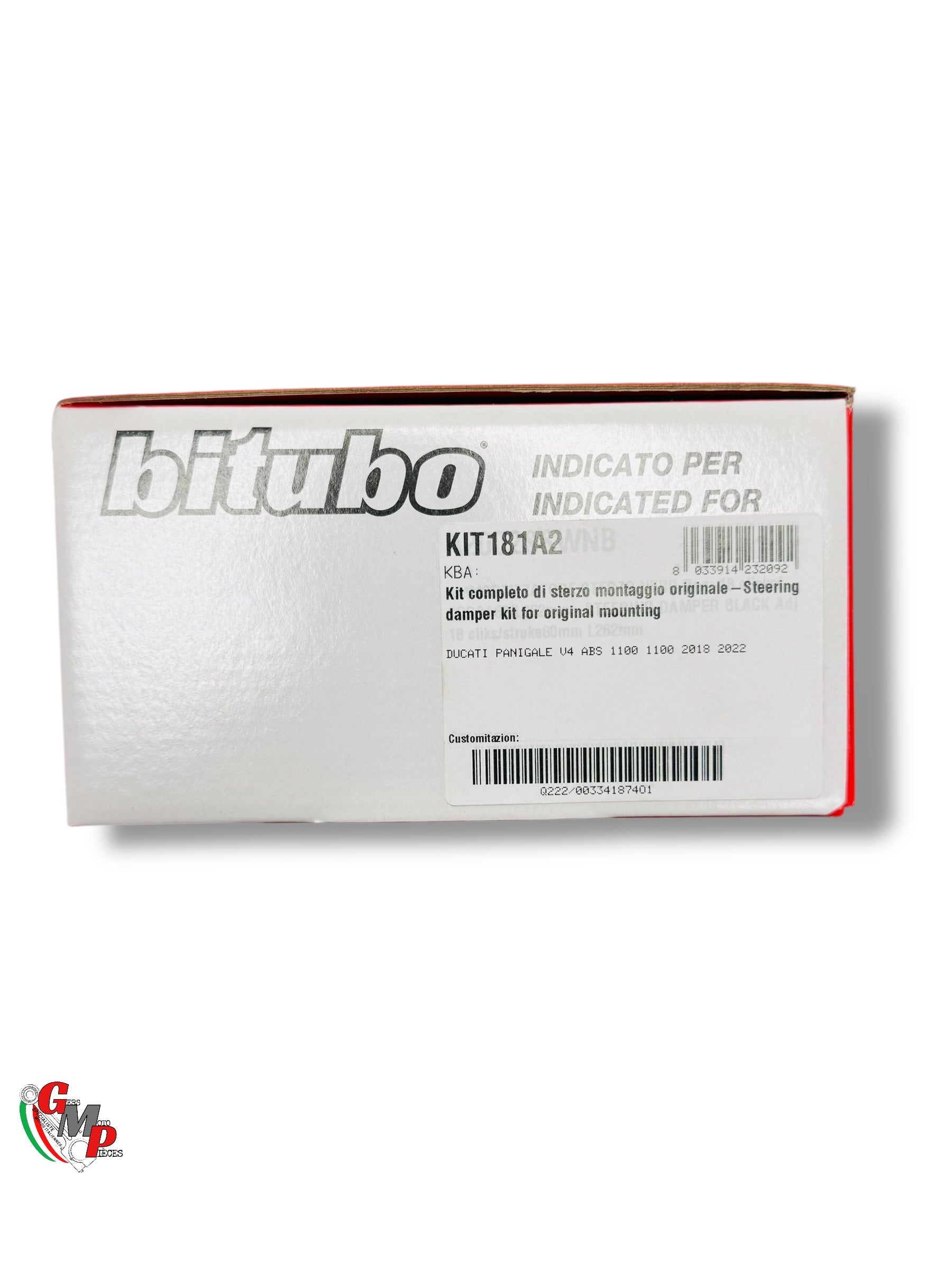 Kit amortisseur de direction Racing BITUBO Noir NEUF - Ducati