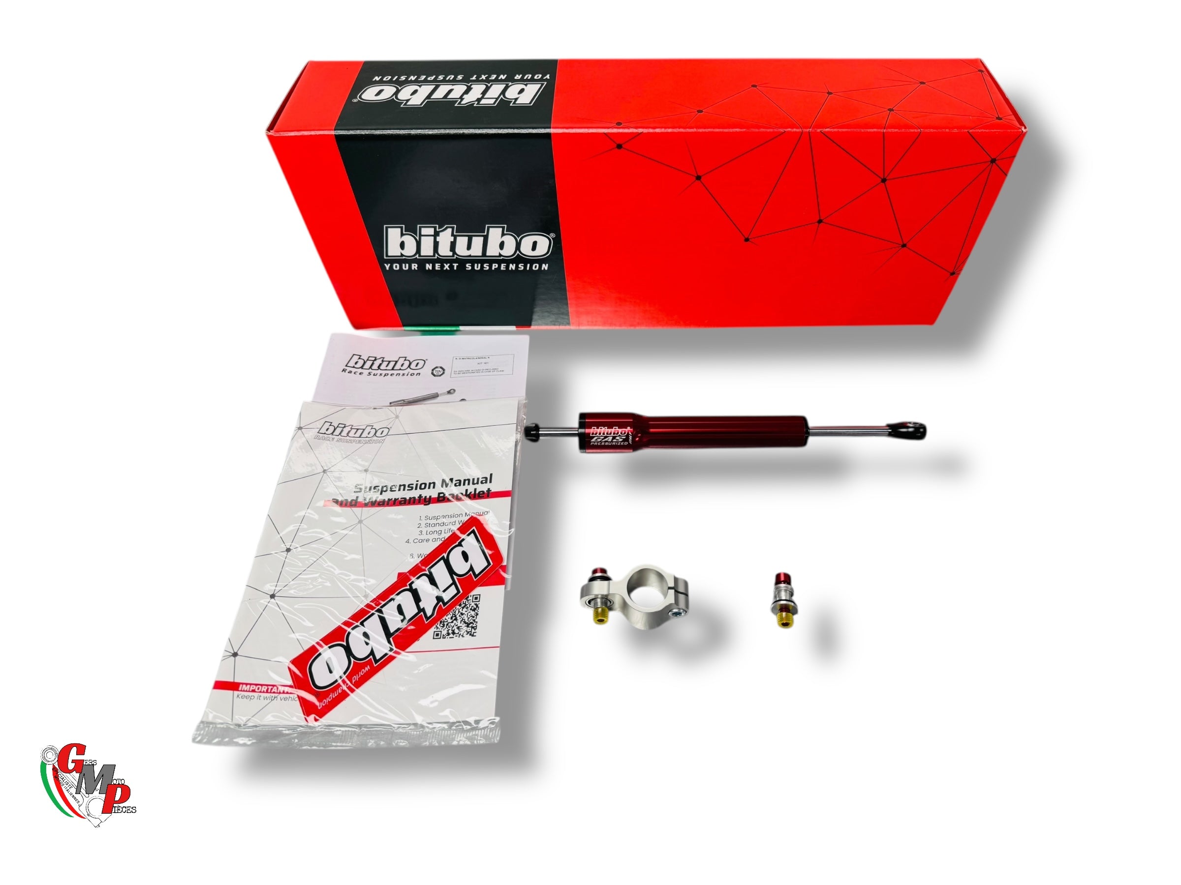 Kit amortisseur de direction Racing BITUBO Rouge NEUF - Ducati