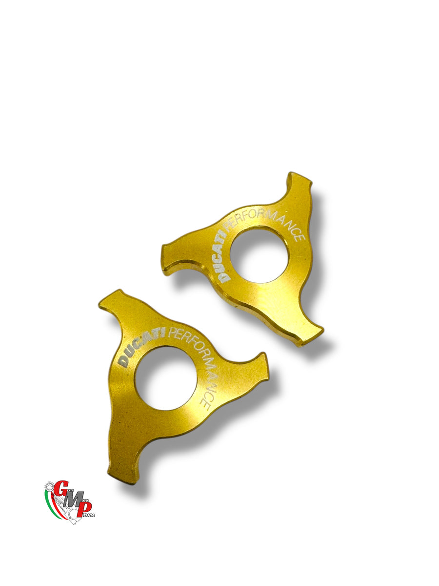 Mando de ajuste de horquilla anodizado oro - Ducati performance