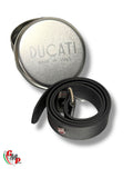 Cinturón de cuero Ducati Original logo rojo Nuevo