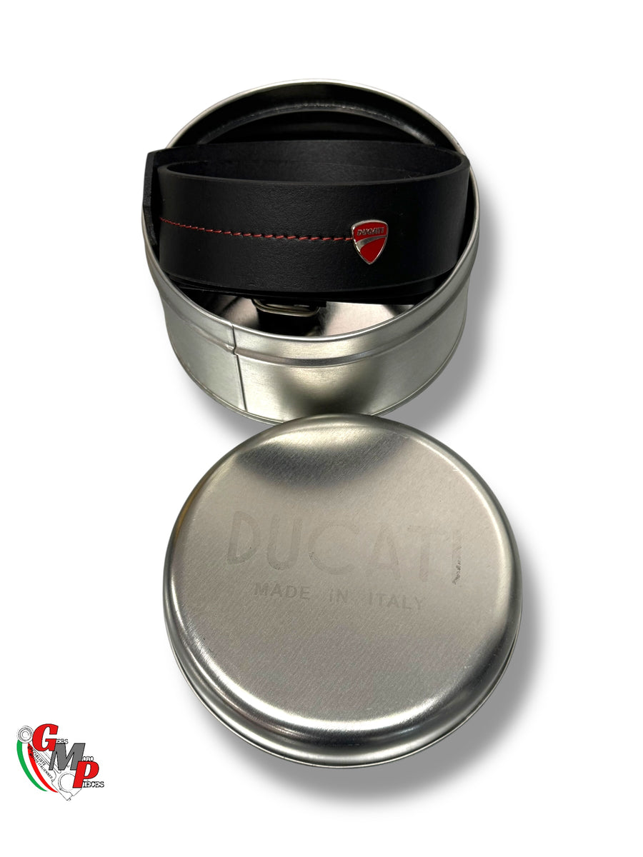 Cinturón de cuero Ducati Original logo rojo Nuevo
