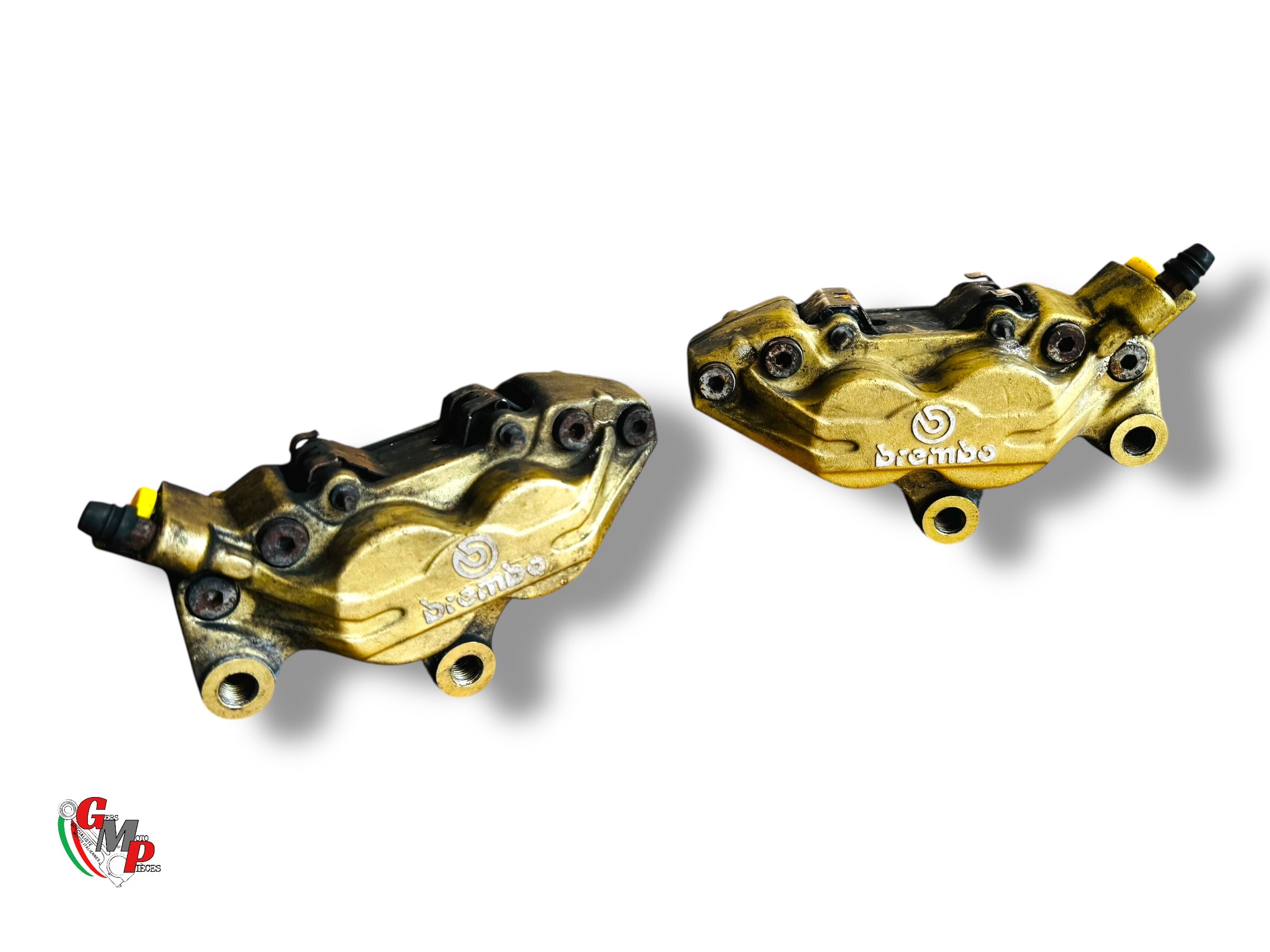 Par de pinzas Brembo P4 34/0 con distancia entre ejes de 65 mm - Ducati M 1000 400 620 750 800 900 ST2 ST4 SBK 748 916 SS 1000 750 80 900 bocina final