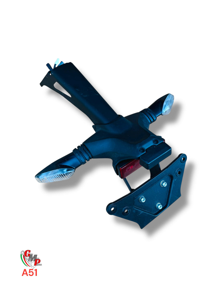Soporte completo de matrícula con intermitente - Ducati