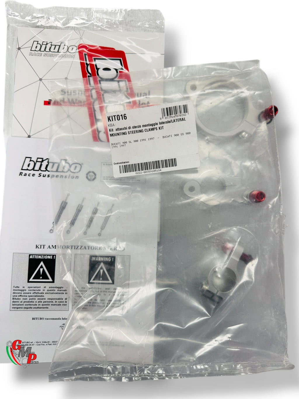 Kit fixation amortisseur Racing BITUBO NEUF - Ducati