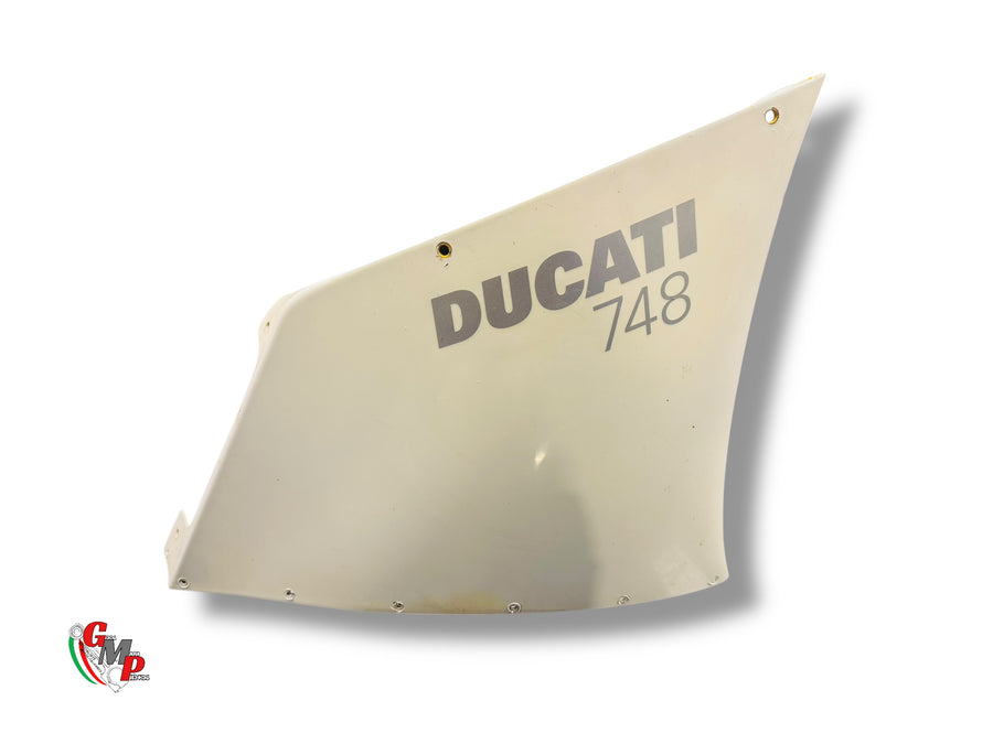 Carenado superior derecho blanco - Ducati