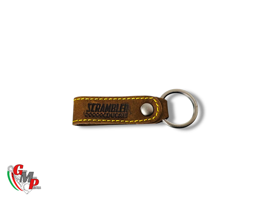 Llavero de cuero original Ducati Scrambler