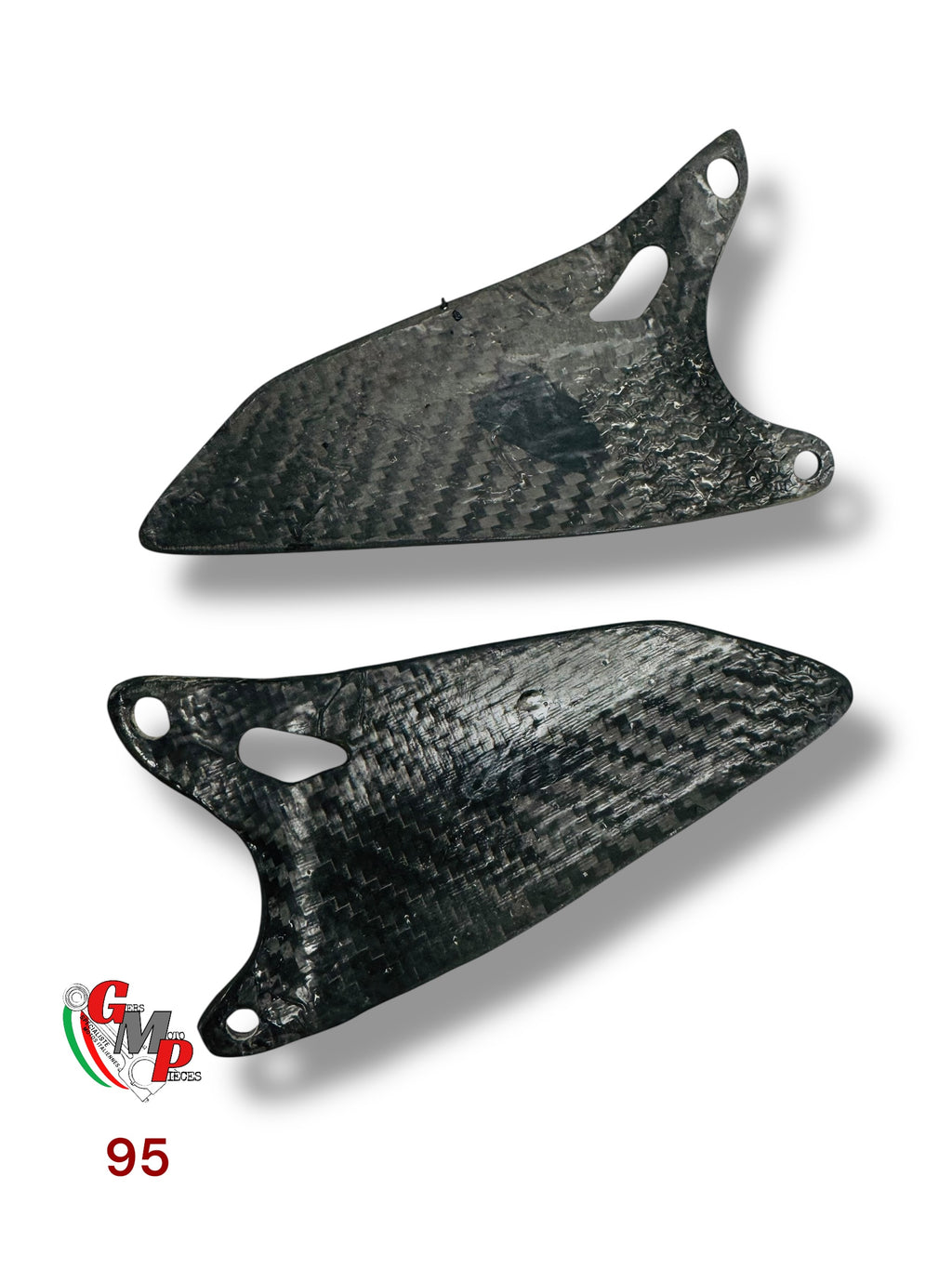 Par de reposapiés de talón para piloto - Ducati Performance