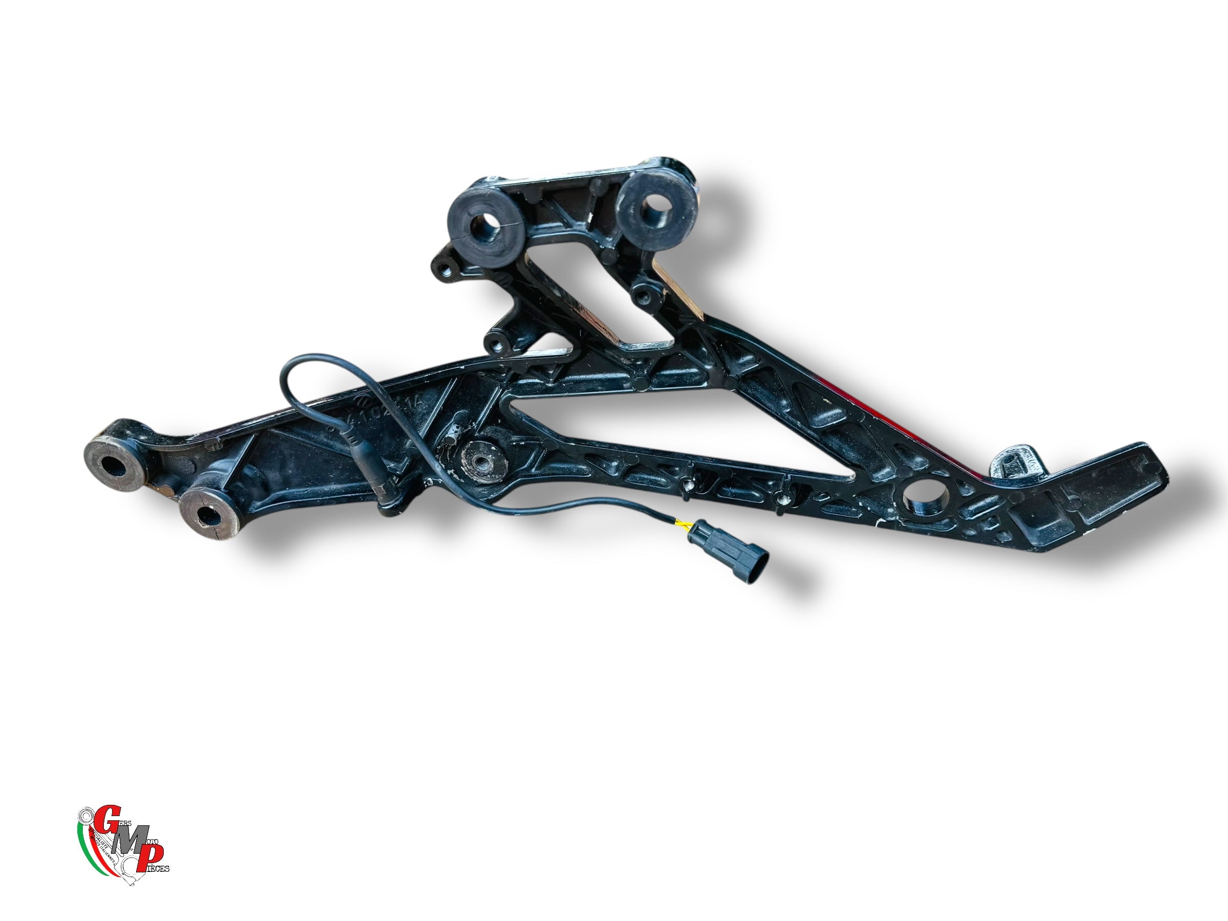 Placa de reposapiés derecha negra - Ducati