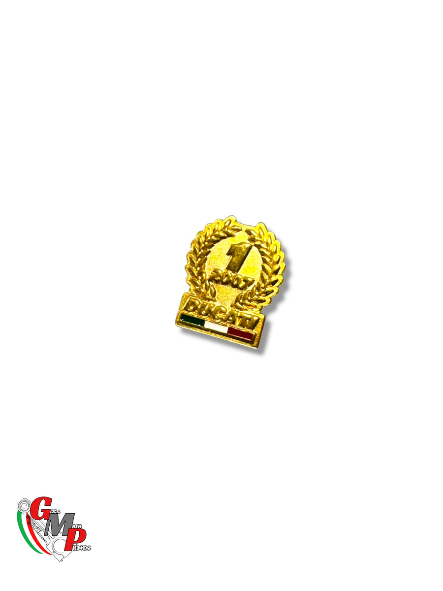 Pins Collector Ducati original campeón del mundo 2007 Casey Stoner