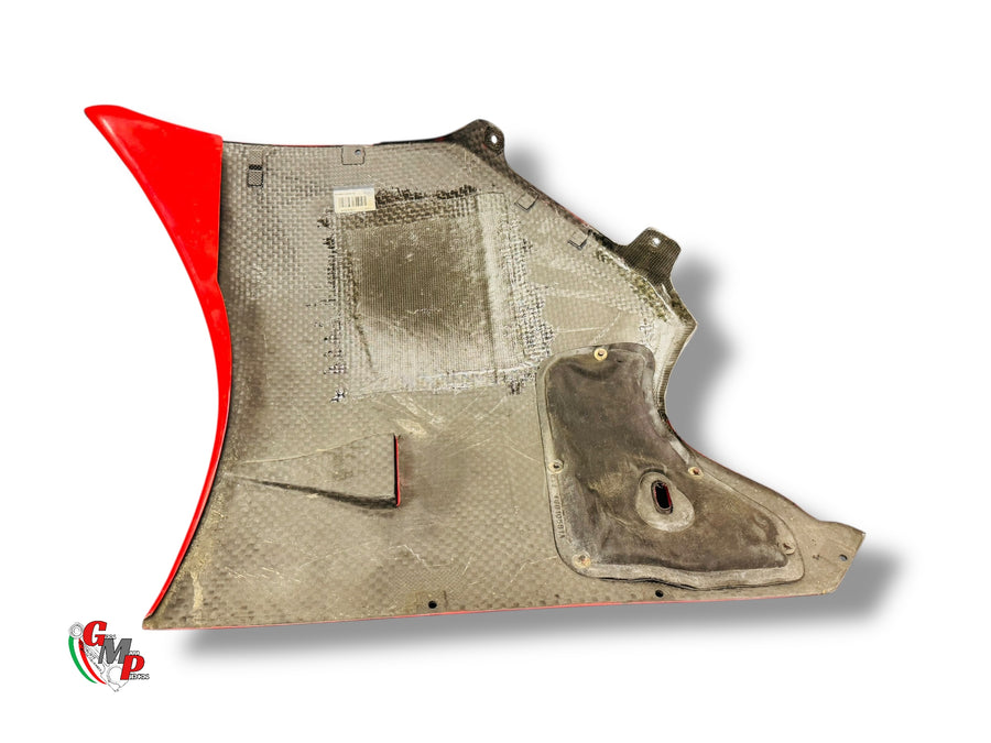 Flanco de Carenado Derecho Carbono Rojo - Ducati