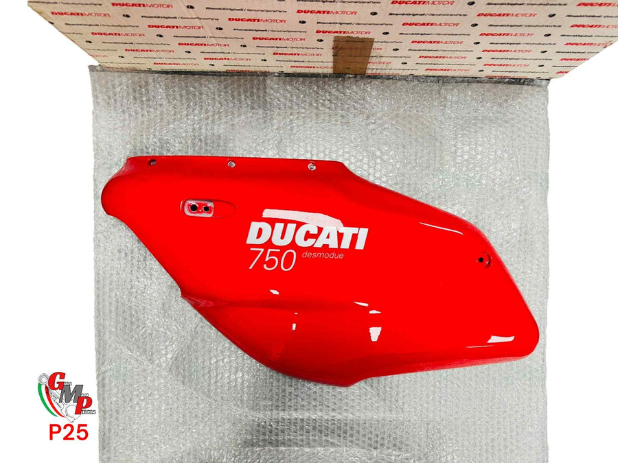 Flanco semicarenado izquierdo rojo NUEVO - Ducati