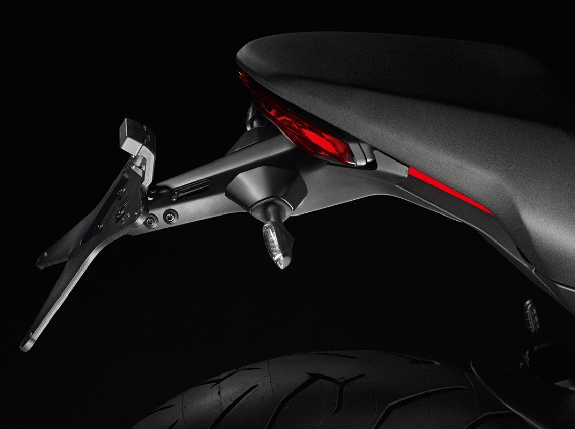 Portamatrículas Ducati Performance en aluminio completo - Ducati Monster 1200 821 final cor