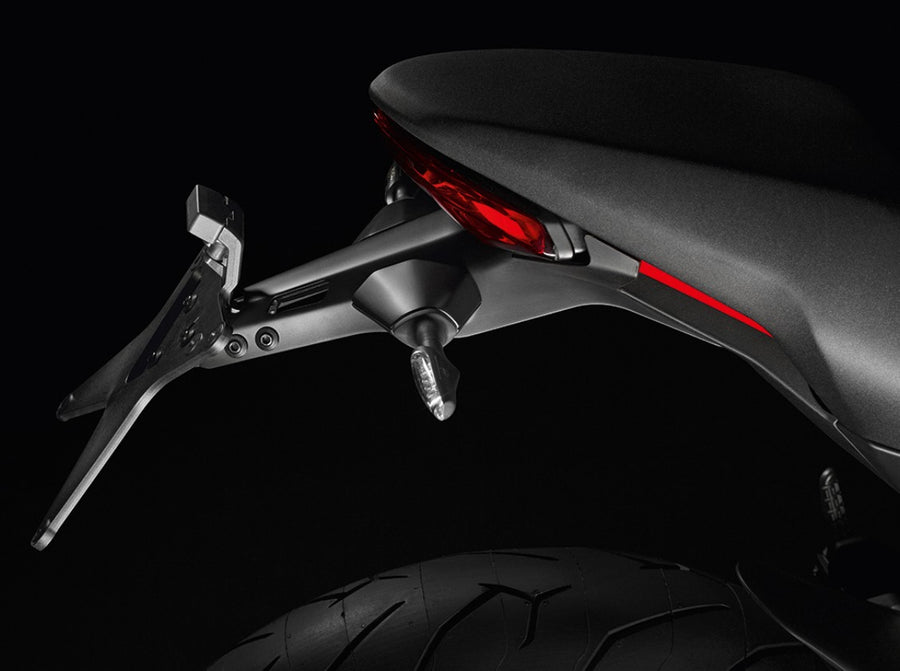 Portamatrículas Ducati Performance en aluminio completo - Ducati Monster 1200 821 final cor