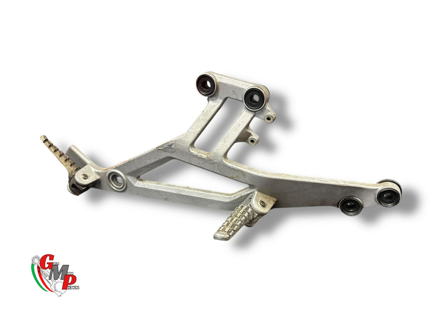 Placa de reposapiés derecha negra - Ducati