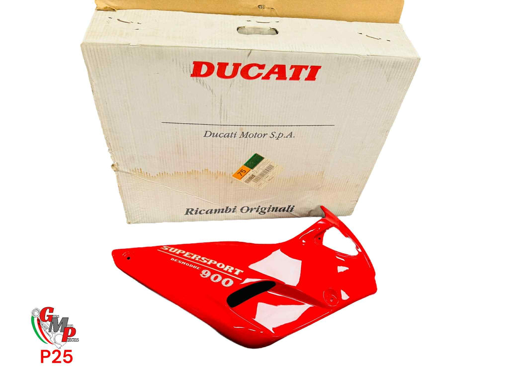Flanc gauche semi caréné rouge NEUF - Ducati